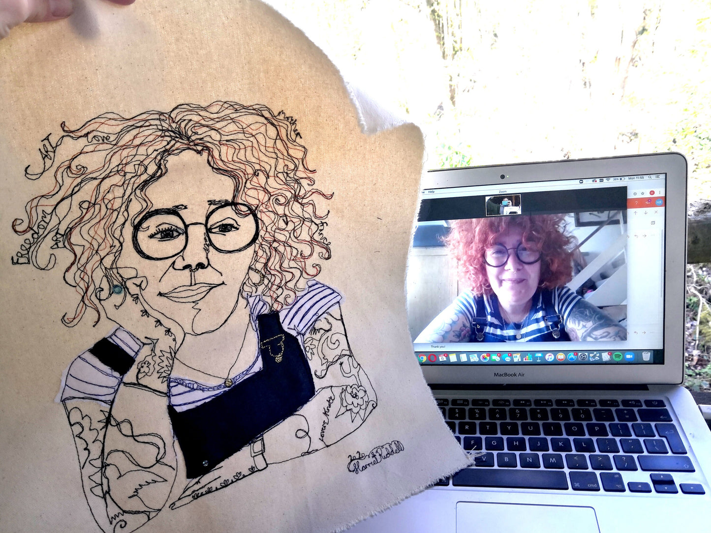 Online Live Stitch Portrait (1 person)