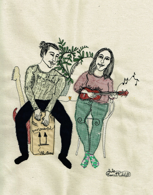 Online Live Stich Portrait (2 people)
