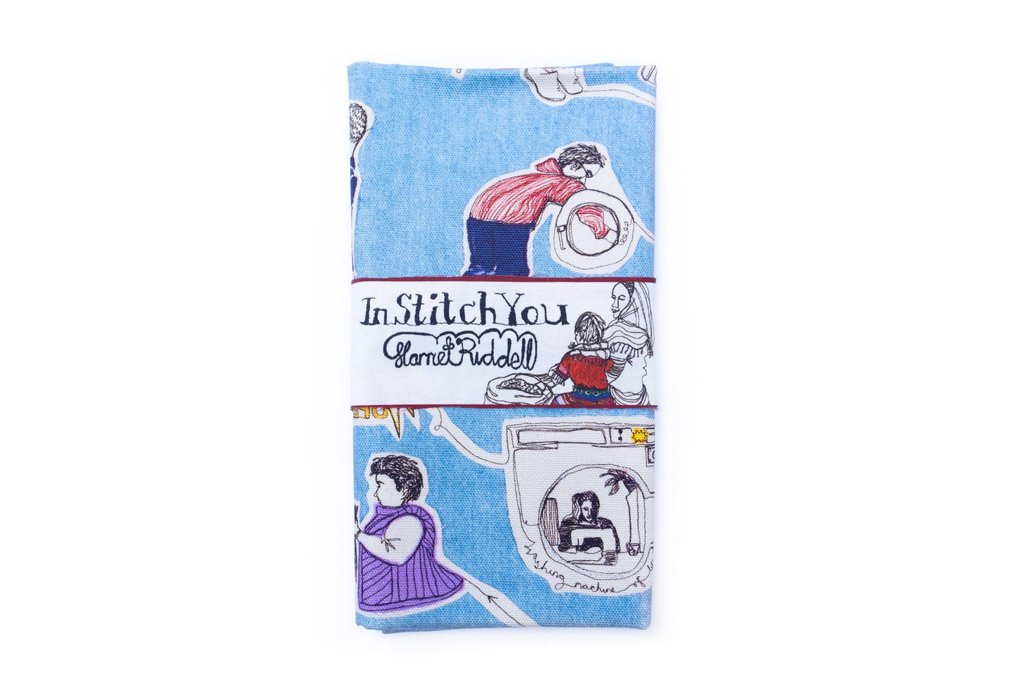 Life in the Laundrette Tea Towel