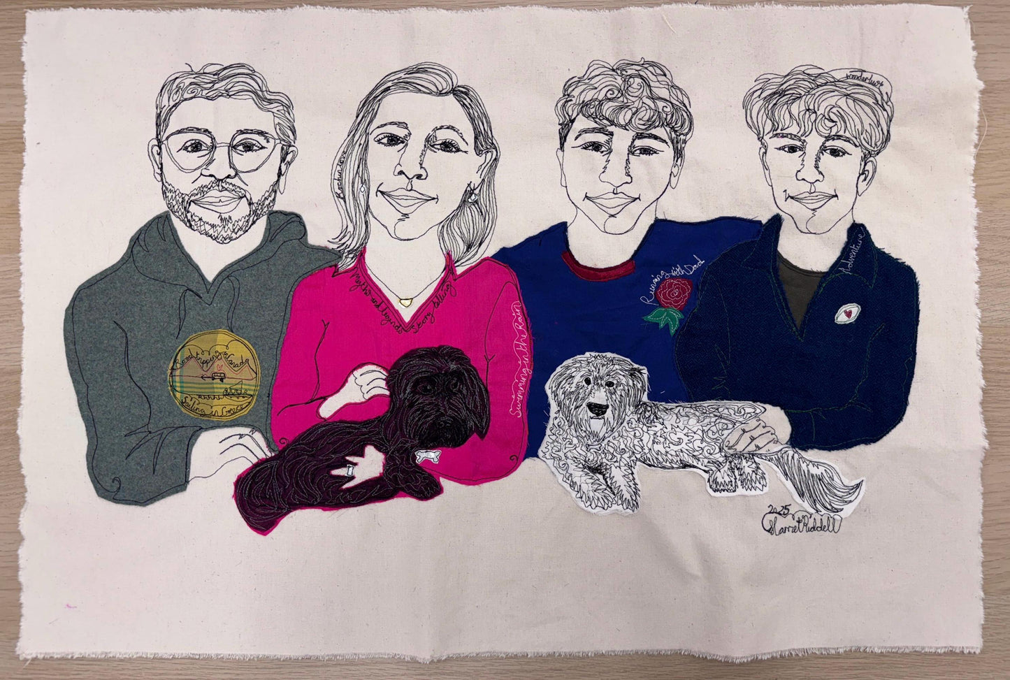 Online Live Stich Portrait (5 people)