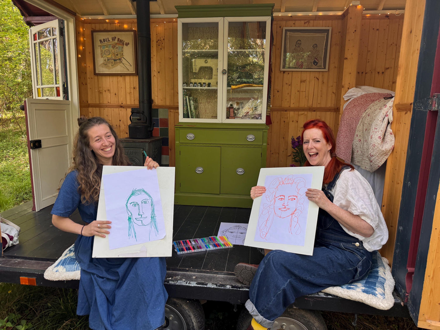 This Kit Compliments Stitched Portraits and Story Telling Workshop by Harriet Riddell